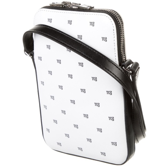 Leather Monogram Shoulder Bag - Picture 3 of 6